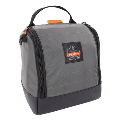 Ergodyne 13185 Arsenal 5185 Full Respirator Bag with Zipper Magnetic Closure, 5.5 x 9.5 x 9.5, Gray, Ships in 1-3 Business Days