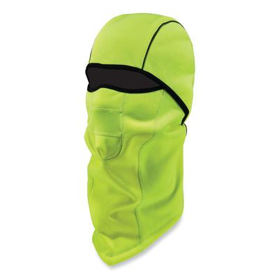 Ergodyne 16834 N-Ferno 6823 Hinged Balaclava Face Mask, Fleece, One Size Fits Most, Lime, Ships in 1-3 Business Days