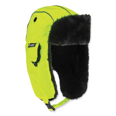 Ergodyne 16855 N-Ferno 6802 Classic Trapper Hat, Large/X-Large, Lime, Ships in 1-3 Business Days