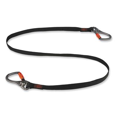 Ergodyne 19139 Squids 3139 Tool Lanyard w/2 Locking Swivel Carabiners, 40lb Max Work Capacity, 76