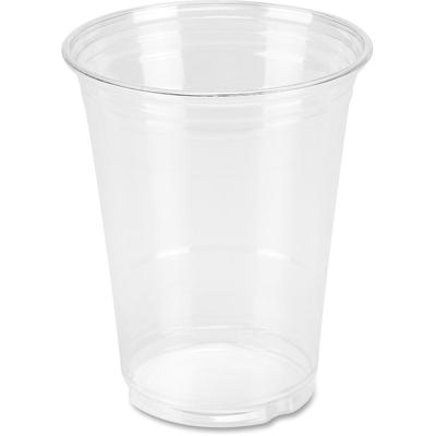 Genuine Joe 58230CT Plastic Cups, 16oz., 500/CT, Clear - Case of 500