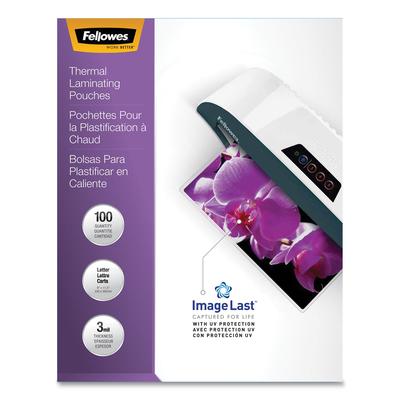 Fellowes 52454 ImageLast Laminating Pouches with UV Protection, 3 mil, 9