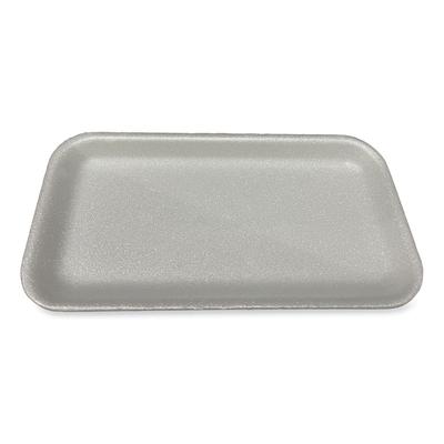 GEN 17SWH Meat Trays, #17S, 8.5 x 4.69 x 0.64, White, 500/Carton - Case of 500