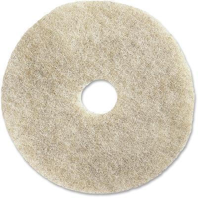 Genuine Joe 92220 Floor Pads, Ultra High-Speed, 20", 5/CT, Natural - Case of 5