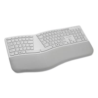 Kensington 75402 Pro Fit Ergo Wireless Keyboard, 18.98 x 9.92 x 1.5, Gray