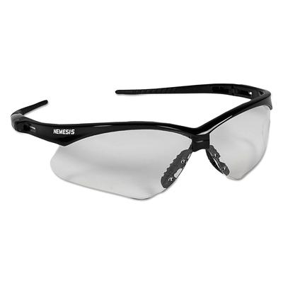 KleenGuard™ 25676 Nemesis Safety Glasses, Black Frame, Clear Lens