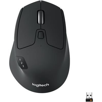 Logitech 910004790 M720 Triathlon Multi-Device Mouse, Wireless, Black