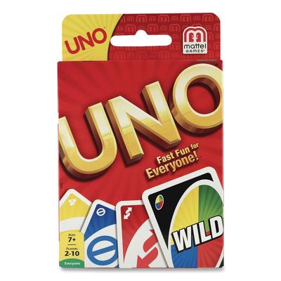 Mattel 42003 Uno Card Game, 7 And Up