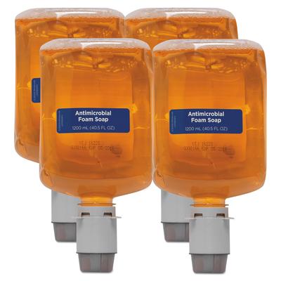 Pacific Blue Ultra 43819 Antimicrobial BZK Foam Hand Soap Refills for Manual Dispensers, Antimicrobial Pacific Citrus , 1,200 mL/Bottle, 4 Bottles/Cas