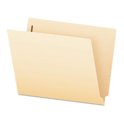 Pendaflex 62714 SmartShield End Tab 2-Fastener Folders, Straight Tab, Letter Size, Manila, 50/Box - Box of 50