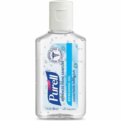 Purell 390172CMR Advanced Hand Sanitizer, 1 oz Flip Cap Bottle, Clean, 72/Carton - Case of 72