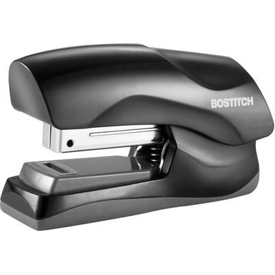 Stanley Bostitch B175BLK Stapler, 40-Sheet, Half Strip, Flat Clinch, Black