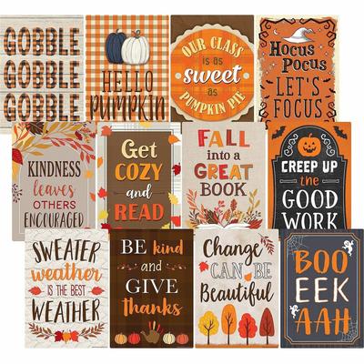 Teacher Created Resources 6112 Seasonal Classroom Posters, 11" Width x 15.8" Height, Multi - 1 Pack