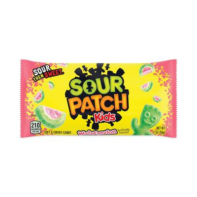 Sour Patch Kids® 30400004 Chewy Candy, Watermelon, 2 oz Bags, 24/Pack