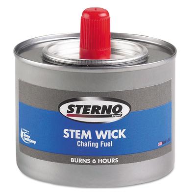 Sterno 10102 Chafing Fuel Can With Stem Wick, Methanol,1.89g, Six-Hour Burn, 24/Carton - Case of 24