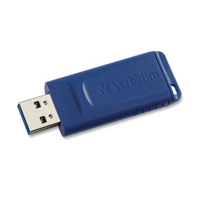 Verbatim 99810 Classic USB 2.0 Flash Drive, 16 GB, Blue, 5/Pack - Pack of 5