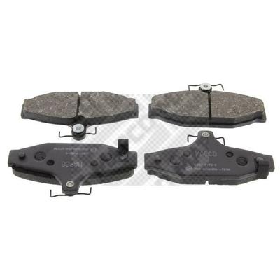 MAPCO Bremsbelagsatz, Scheibenbremse hinten rechts links für DAEWOO SSANGYONG 48413050A0 4841305000 6837