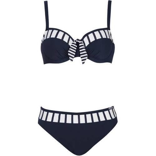 SUNFLAIR Damen Bikini, Größe 40E in nachtblau