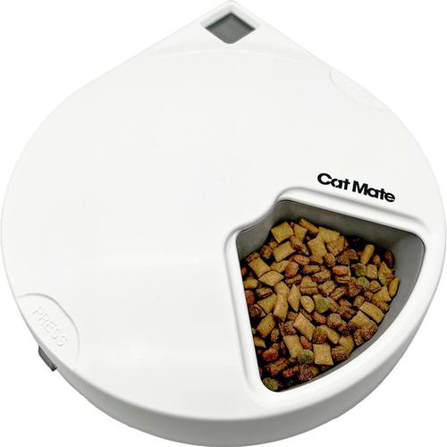 Cat Mate Futterautomat C500 5 Mahlzeiten-Futterautomat katze