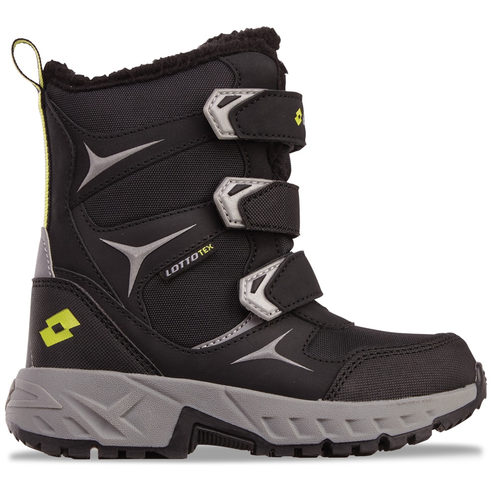 Klettboot LOTTO, Gr. 33, schwarz (schwarz, silber), Synthetik, mehrfarbig, Sportlich, Schuhe, - wasserdicht, windabweisend & atmungsaktiv Image
