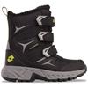 Klettboot LOTTO, Gr. 34, schwarz (schwarz, silber), Synthetik, mehrfarbig, sportlich, Schuhe, - wasserdicht, windabweisend & atmungsaktiv