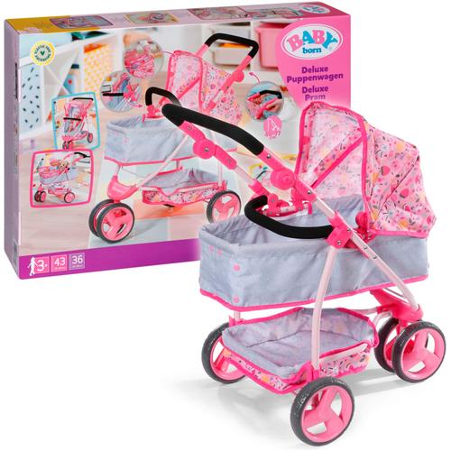 Kombi-Puppenwagen BABY BORN ""Deluxe Puppenwagen"" Puppenwagen bunt Kinder