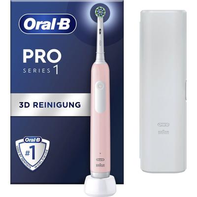 Elektrische Zahnbürste ORAL-B "PRO Series 1" Elektrozahnbürsten rosa Drucksensor