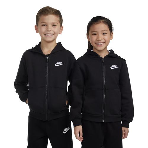 Kapuzensweatjacke NIKE SPORTSWEAR Gr. 104 (4), schwarz Kinder Sweatjacken