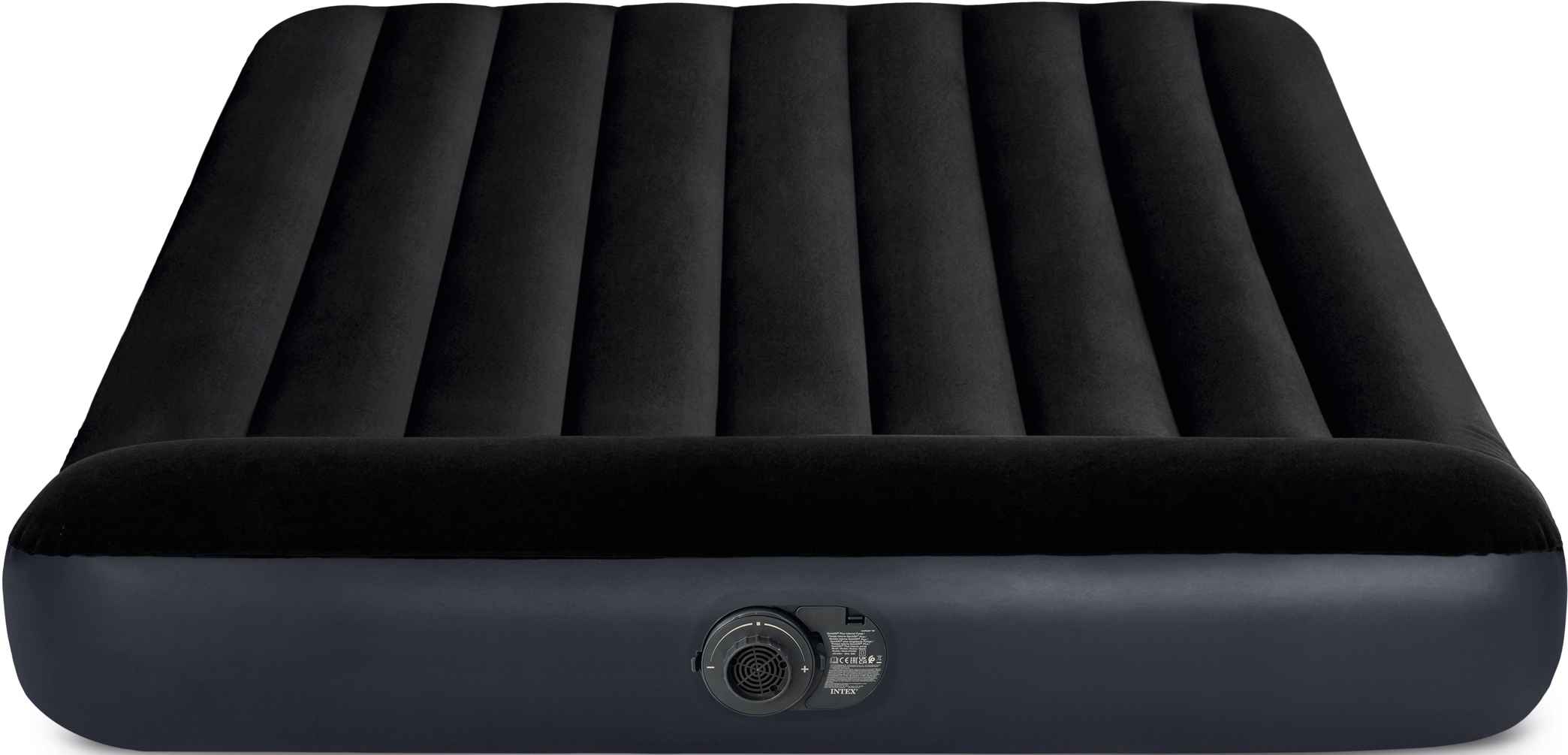 Luftbett INTEX "DuraBeam PillowRest" Gr. 152, blau, Luftbetten, Damen, B/H/L: 152cm x 25cm x 203cm, PVC, Viskose, B:152cm H:25cm L:203cm