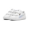 Sneaker PUMA "Smash 3.0 Holo 2.0 Sneakers Kinder", Kinder, Gr. 30, weiß (weiß mauve mist silber pink metallic), Obermaterial: Synthetik; Futter: Textil; Laufsohle: Gummi, Schuhe