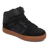 Sneaker DC SHOES "Pure High-Top EV", Kinder, Gr. 12(29), schwarz (schwarz, gum), Obermaterial: Leder / Futter: Textil / Außensohle: Gummi, Schuhe