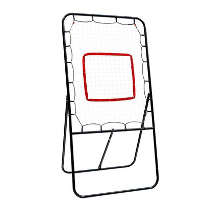 Trademark Innovations 4' Lacrosse Bounce Back Rebounder Pitch Back Ball Return Training Screen with Target