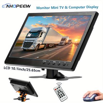 TEMU Nhopeew 10.1 Hd Car Headrest Hd Display Av/ Usb/ Sd Uv Pc/ Tv/ Dvd For