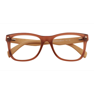 Female s horn Brown Acetate Prescription eyeglasses - Eyebuydirect s Nature