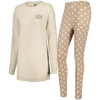 Everton Snuggle Pyjama mit Punkten – Beige – Damen Image