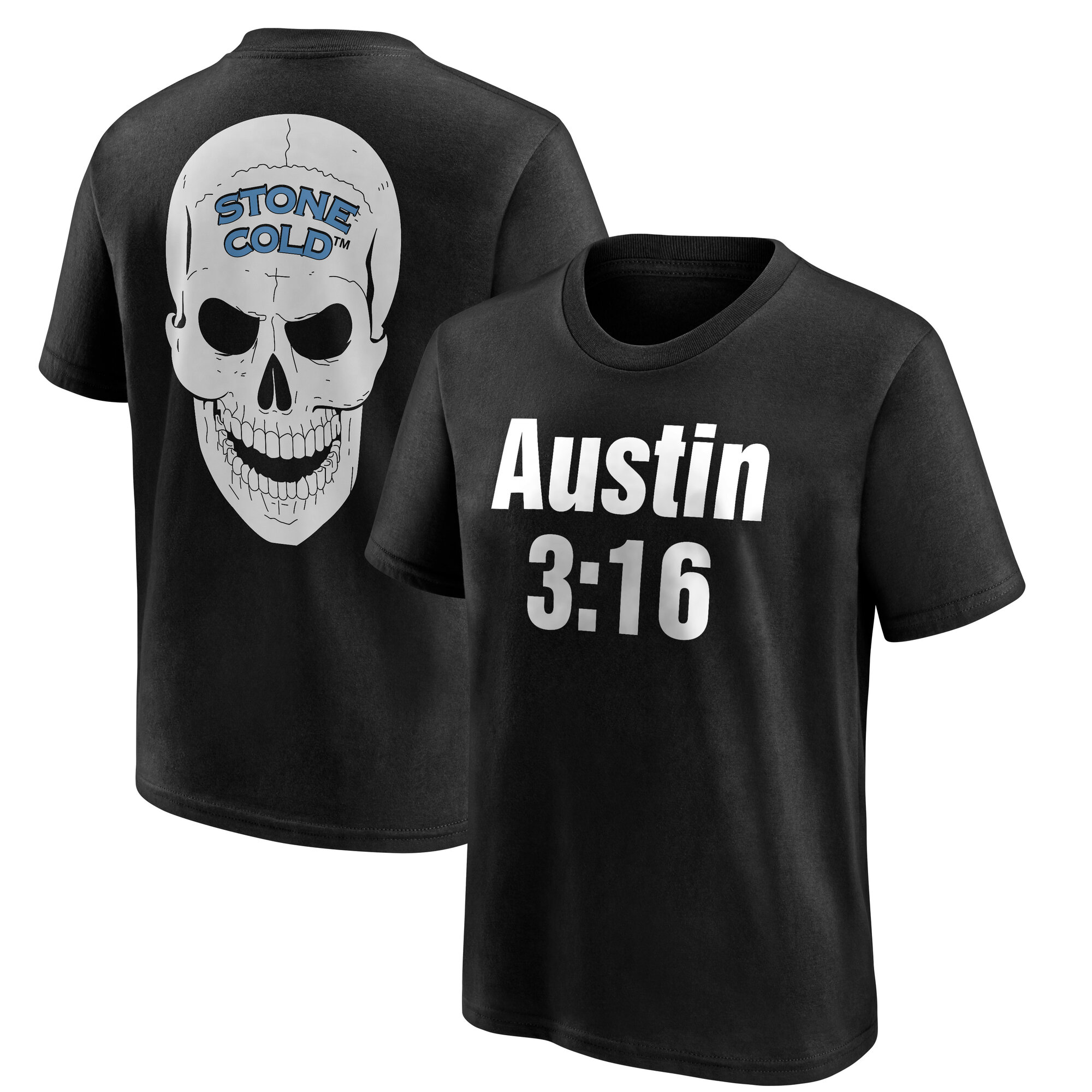 "Stone Cold" Steve Austin T-Shirt - Schwarz - Jugendliche Image