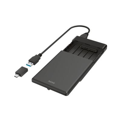 "Hama USB-Festplattengehäuse für 2,5" SSD- und HDD-Festplatten, 13.3x1.6x8.7 cm" Image