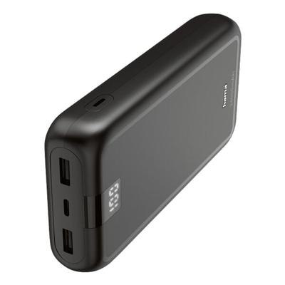 Hama Powerbank »Power Pack Performance 24« 24000mAh grau