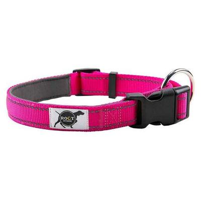 ROCT Outdoors Trailhead Padded & Lined Traditional Collar - Medium, Pink - Pink 12in-16in