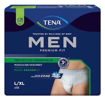 Tena MEN Premium Fit Inkontinenz Pants Maxi L/Xl 10 St Windeln Image