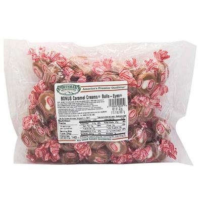 Sportsman's Warehouse Bonus Caramel Creams Bulls-Eyes Candy - 18 Servings