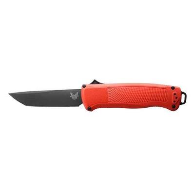 Benchmade Shootout 3.51 inch Automatic Knife - Mesa Red - Mesa Red