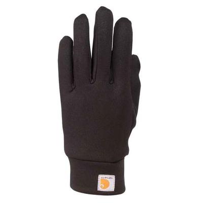 Carhartt Men's Stretch Fleece Liner Work Gloves - Black XXL