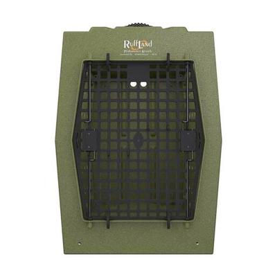 Ruff Land Single Door Dog Kennel - OD Green - Green Large