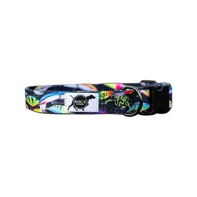ROCT Outdoors Cascade Polyester Webbing Collar - Fishing Lures 12in - 18in