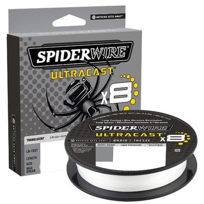 SpiderWire Ultracast Braided Fishing Line - Translucent