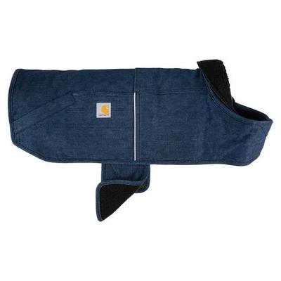 Carhartt Denim Insulated Chore Dog Coat - Blue Large