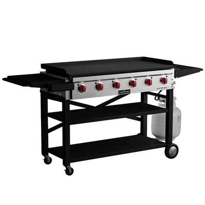 Camp Chef Flat Top 900 6 Burner Griddle - Silver/Black