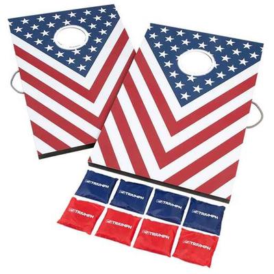 Triumph 2x3 LED Patriotic Cornhole Set - Red, White, Blue
