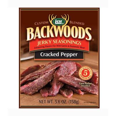 LEM Products Backwoods Cracked Pepper Jerky Seasoning - 5.6oz